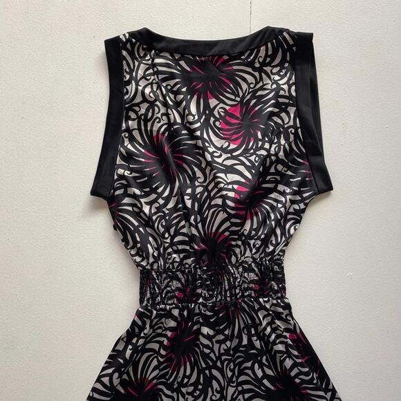 Vintage Y2K Miss Sixty Geo Patterned Dress / Sz M / Italy / Wrap / Retro / Euro - Picture 8 of 9